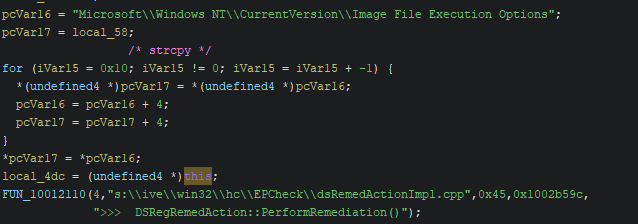 PerformRemediation