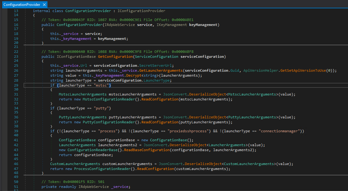 Launcher types, including a generic process launcher