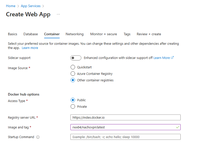 Creating an Azure App Service